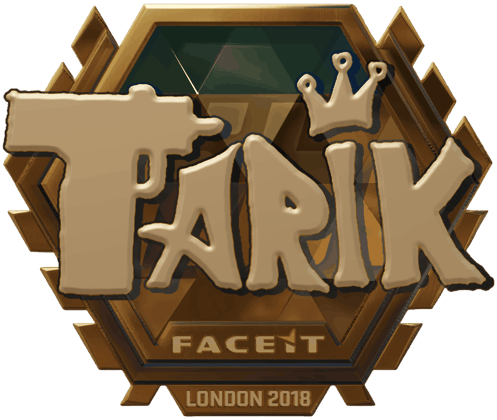 Sticker | tarik (Gold) | London 2018