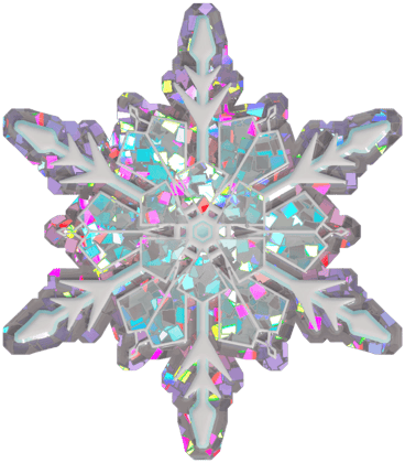 Sticker | Flocon (scintillant)