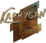 Sticker | karrigan (Gold) | Boston 2018