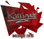 Sticker | karrigan (Foil) | Cologne 2016 Sticker | karrigan (Foil) | Cologne 2016 image