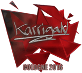 Sticker | karrigan (Foil) | Cologne 2016