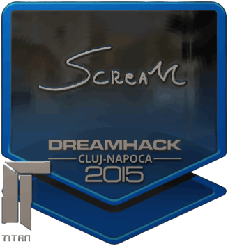 Sticker | ScreaM (kiilto) | Cluj-Napoca 2015