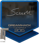 Sticker | ScreaM (Foil) | Cluj-Napoca 2015