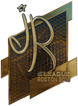 Sticker | jR (ทอง) | Boston 2018