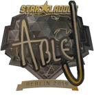 Sticker | ableJ (Gold) | Berlin 2019 image