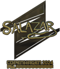 Sticker | salazar (Gold) | Copenhagen 2024 image