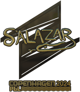 Sticker | salazar (Altın) | Kopenhag 2024