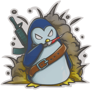 Sticker | War Penguin