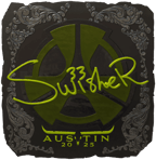 Sticker | Swisher (Foil) | Austin 2025