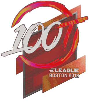 Sticker | 100 Thieves (holo) | Boston 2018