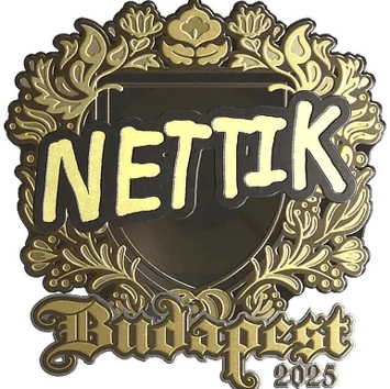 Autocolante | nettik (Gold) | Budapeste 2025