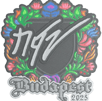 Calcomanía | NQZ (bordada) | Budapest 2025