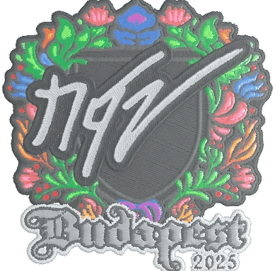 Calcomanía | NQZ (bordada) | Budapest 2025