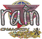 Sticker | rain (Glitter, Champion) | Antwerp 2022 image