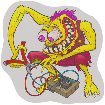 Sticker | Pesce bomba giallo