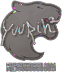 Sticker | yuurih (Glitter) | Copenhagen 2024