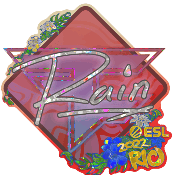 Sticker | rain (Glitter) | Rio 2022