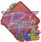 Sticker | rain (Glitter) | Rio 2022