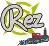 Sticker | REZ | Stockholm 2021