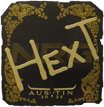 Sticker | HexT (ゴールド) | Austin 2025