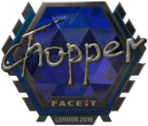 Sticker | chopper (Foil) | London 2018 image