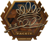 Sticker | DD (Gold) | London 2018 image