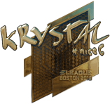 Sticker | kRYSTAL (Gold) | Boston 2018