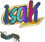 Sticker | isak (Holo) | Paris 2023 image