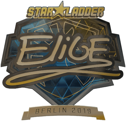 Sticker | EliGE (dorada) | Berlín 2019