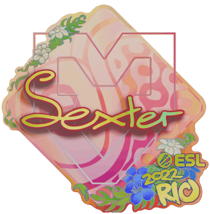 Sticker | dexter (Holo) | Rio 2022