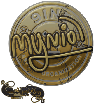 Sticker | mynio (dorada) | París 2023