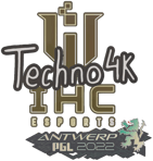 Sticker | Techno4K | Antwerp 2022