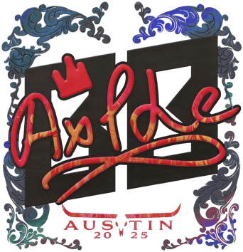 Sticker | Ax1Le (โฮโล) | Austin 2025
