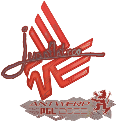Sticker | juanflatroo (Holo) | Antwerp 2022