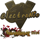 Sticker | electronic (Gold) | Shanghai 2024 Sticker | electronic (Gold) | Shanghai 2024 image