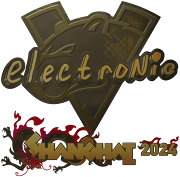 Sticker | electronic (kulta) | Shanghai 2024