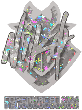 Sticker | NiKo (Glitter) | Copenaghen 2024