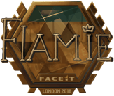 Sticker | flamie (Gold) | London 2018 image