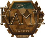 Sticker | flamie (Gold) | London 2018