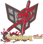 Sticker | degster (Glitter) | Shanghai 2024