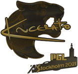 Sticker | KSCERATO (Gold) | Stockholm 2021