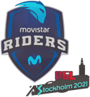 Sticker | Movistar Riders | Stockholm 2021 Sticker | Movistar Riders | Stockholm 2021 image
