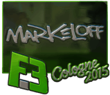Sticker | markeloff (Foil) | Cologne 2015 image