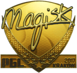 Sticker | Magisk (Gold) | Krakow 2017