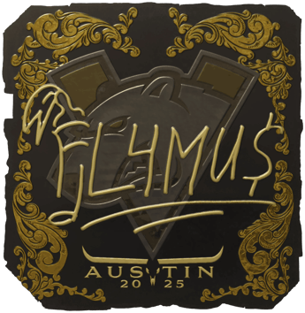 Sticker | FL4MUS (ทอง) | Austin 2025