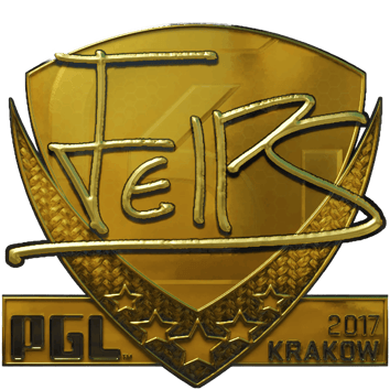 Sticker | felps (Gold) | Krakow 2017