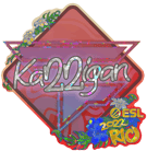 Sticker | karrigan (Glitter) | Rio 2022 image