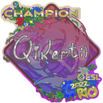 Sticker | qikert (brokatowa, mistrz) | Rio 2022