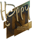 Sticker | Happy (Gold) | Boston 2018 Sticker | Happy (Gold) | Boston 2018 image