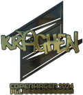 Sticker | kraghen (Gold) | Copenhagen 2024 image